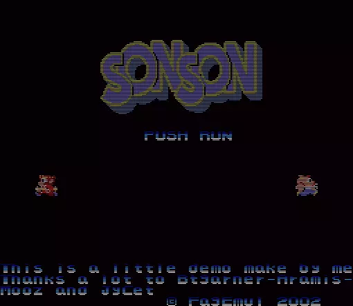 ROM Son Son Demo by FagEmul